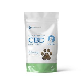 CBD Magic Calm Anti Anxiety Dog Treats Organic Stress Relief Natural Relaxation Support Emotional Balance Chewy Snack Design (Dosages: 300mg)
