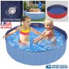 Unbranded Foldable Dog Pool Summer Cooling Outdoor Water Play Bathing Travel Easy Storage Heavy Duty PVC Pet Swimming Pool Durable Fun