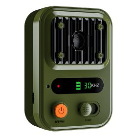 Advanced Ultrasonic Bark Stopper Weather Resistant 3 Frequency Levels No Shock CCS (Option: Green)