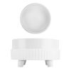 Heated Pet Water Bowl Ceramic USB Low Power 5V 1A Corrosion Heat Resistant Elevated Stand Detachable Clean Safe Puppy