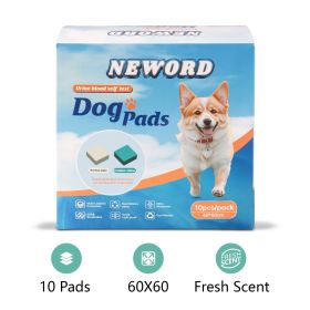 Neword Urine Detection Pee Pad Dog Disposable Dual Layered Absorbent Leak Proof Quick Drying Leak Protection (Option: 1Box)
