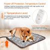 Unbranded Pet Heating Pad Waterproof Electric Heated Mat Adjustable Temperature Chew Resistant Cord Safe Indoor Warmth Durable Design