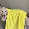 Unbranded Coral Velvet Pet Dry Towel Soft Absorbent Quick Drying Grooming Tool High Quality Thick Bath Towel