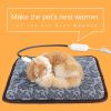 Heated Dog Bed Insert Low Wattage Indoor Thermostat Controlled Heated Crate Mat CCS