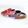 SUFEI Genuine Leather Dog Collar Wide Soft Padded Breathable Adjustable Waterproof Tactical Design