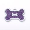 Unbranded Metal Dog ID Tag Bone Shape Durable Lightweight Engraved Design Practical Charming Reliability