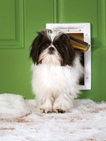 PetSafe Extreme Weather Pet Door Maximum Efficiency 3 Flaps Insulated Durable Energy Saving Design Secure Indoor Outdoor Entry (Option: Small)