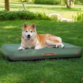 Adopet Inflatable Dog Bed Waterproof No Slip Removable Washable Travel Mat Dogs Portable Camping (Option: Greenxlc)