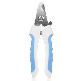 Unbranded Stainless Steel Dog Nail Clipper Safety Guard Ergonomic Handle Precision Cutting Two Option Daily Grooming Tool (Option: L)