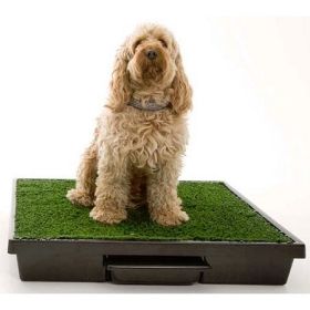 PetSafe Pet Loo Potty Training System All In One Toilet Solution Innovative Design Peace Of Mind Indoor Outdoor Housebreaking Support (Option: Medium)