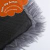 Plush Dog Bed Egg Crate Non-Slip Cozy Removable Cover Supportive Mattress CCS