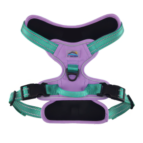 Doggie Design Venture Paw Pull Control Dog Harness Sugar Rush Pink (Color: Mermaid Lilac, Size: small)