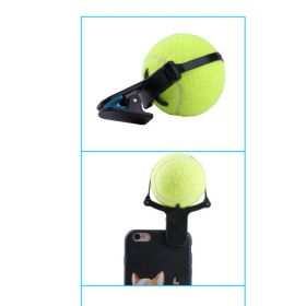 Dog Selfie Smartphone Camera Clip Universal Phone Toy Holder Focus Ball CCS (Option: Green)