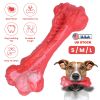 Unbranded — Aggressive Chewer Dog Bone Durable Beef Flavored Rubber Chew Toy Strong Chewers Healthy Chewing Habits Light Dental Support