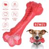 Unbranded — Aggressive Chewer Dog Bone Durable Beef Flavored Rubber Chew Toy Strong Chewers Healthy Chewing Habits Light Dental Support