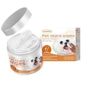 Yegbong Dog Eye Tear Stain Remover Wipes Aloe Vera Chamomile Hypoallergenic (Option: 1PC)