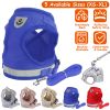 Unbranded — Reflective Dog Chest Harness & Leash Set Adjustable Mesh Padding High Visibility Night Walking Comfortable Secure Fit for Puppies Dogs