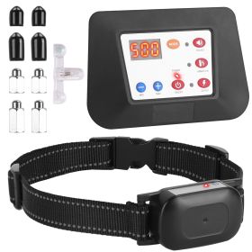 Unbranded — 2 in 1 Remote Training System Beep Vibration Static Modes 990 ft Range IPX6 Waterproof Collar Reliable Dog Obedience Control Training (Option: With1Collar)