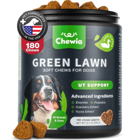 Chewia — Grass Burn Spot Chews Duck Flavor Urine Neutralizer — Multivitamin Digestive Immune Heart Support for Daily Dog Wellness (Option: 1PC)