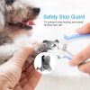 Unbranded — Stainless Steel Dog Nail Clipper Safety Guard Ergonomic Handle Precision Cutting Two Size Option Daily Grooming Tool