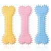 Dental Dog Toys Creamy Scented Prickly Nubs Rubber Chew 2 Pack Flossing CCS