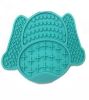 Dog Lick Mat Slow Feed Silicone Flexible Multi Textured Zones Suction Cups CCS