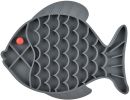 Dog Slow Feeder Bowl Fish Shaped Anti Choke Dish Non Slip Rubber Base CCS