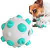 Interactive Rubber Dog Chew Toy Ball Bite Resistant Treat Dispensing Core CCS