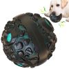 Squeaky Giggle Ball Interactive Indestructible Rubber Fetch Chew Toy CCS