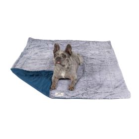DGS Dog Blanket Chill Kuzzi Body Heat Reflect Blue 30x40 Inches (Color: Blue, Size: medium)