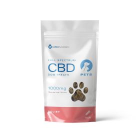 CBDMagic — Full Spectrum Anti Inflammatory Dog Treats — Pain Relief Mobility Focus Support Natural Functional Wellness Design (Dosages: 1000mg)
