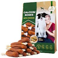 Beloved Pets — Calcium Bones Chicken Wrapped Dog Chews — Rawhide Free Grain Free Organic Meat Healthy Human Grade Dried Snack Design (Option: Beloved Pets)