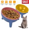 Unbranded — Raised Tilted Dog Food Bowl Elevated Anti Vomiting Easy Swallow PET Material Dishwasher Safe Food Grade Puppy