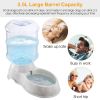 Automatic Gravity Dog Water Fountain Dispenser 1 Gallon Clear Reservoir CCS