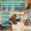 Squeaky Giggle Ball Interactive Indestructible Rubber Fetch Chew Toy CCS