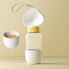 Dual Feed and Hydrate Storage Container Portable Travel Bottle Screw On Cup CCS