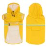 Waterproof Reflective Dog Raincoat Bad Weather Gear Full Coverage Shell CCS