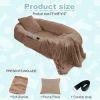 Human Sized Orthopedic Dog Bed Washable Faux Fur Lounge Giant Cuddle Cushion CCS