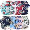 Hawaiian Camp Dog Shirt Cool Tropical Print Breathable Cotton Button Up CCS