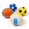 Doggie Design Squeaky Latex Rubber Dog Toy Balls Interactive Fetch High Bounce