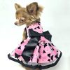 Unbranded — All Aflutter Pink and Black Dog Dress Harness Elegant Chic Butterflies D Ring Matching Leash Lightweight Comfortable Fit Small Medium Dogs