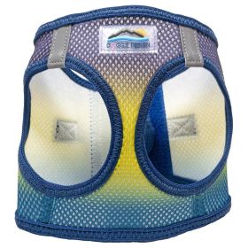 Doggie Design American River Ombre Step In Mesh Harness Reflective Safety Adjustable Choke Free Secure Everyday Walking Lightweight (Color: Cosmic Splash, Size: XX-Small)