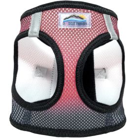 Doggie Design American River Ombre Step In Mesh Harness Reflective Safety Adjustable Choke Free Secure Everyday Walking Lightweight (Color: Sunset Pink, Size: XX-Small)