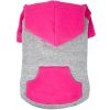 Fitwarm — Dog Hoodie —  Color Block Hoody Thicker Warm Pocket Soft Comfortable Stylish Everyday Layer Kangaroo Pocket