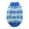 Dog Sweater Combed Cotton Snowflake Hearts Cozy Warm Soft Knit