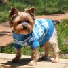 Dog Sweater Combed Cotton Snowflake Hearts Cozy Warm Soft Knit