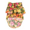 Doggie Design Hawaiian Camp Shirt 100 Percent Cotton Tropical Print Button Up Lightweight Summer Apparel Leash Hole Multiple Styles