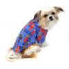 Doggie Design — Hawaiian Camp Shirt — 100 Percent Cotton Tropical Print Button Up Lightweight Summer Apparel Leash Hole Multiple Sizes Styles