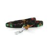 Doggie Design Red Velvet Christmas Dress Belt Fur Trim Leash Holiday Party Set