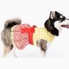 Doggie Design Movie Theater Popcorn Dog Dress Matching Leash Lightweight Novelty Fun Summer Outings Photo Moments Charming Apparel